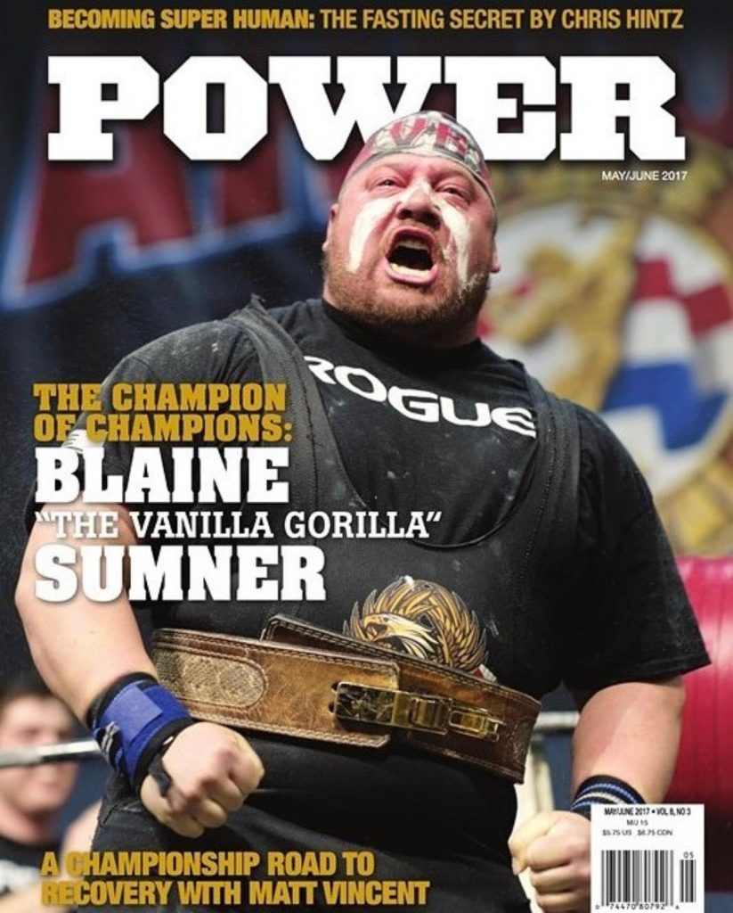 Blaine Sumner Power Magazine Cover
